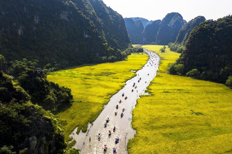 Ninh Bình mang nét đặc trưng của khí hậu cận nhiệt đới ẩm gió mùa